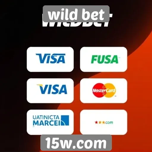 Métodos de pagamento disponíveis no Wild Bet